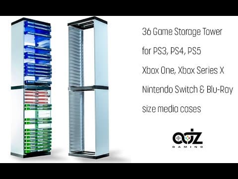 PS5 Game Holder Storage Stand for 36 Discs - ADZ Gaming